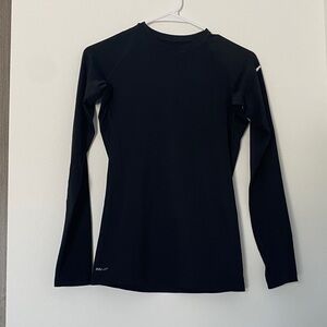 Nike Black fleeced lined Long Sleeve